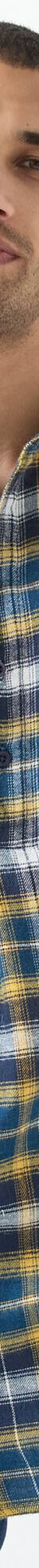 Chemise extra-longue carreaux flanelle (bleu) Chemise extra-longue carreaux flanelle (bleu)